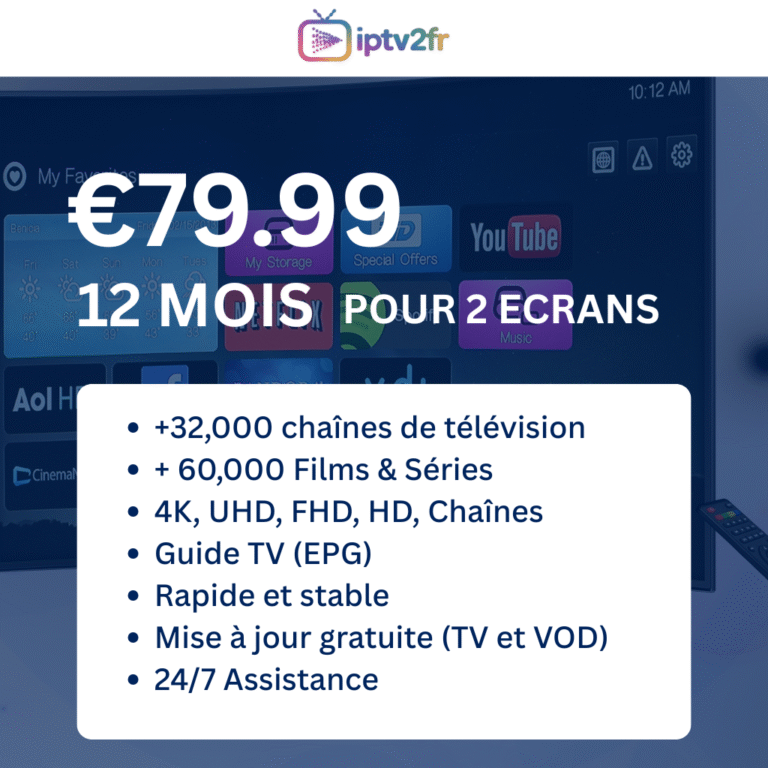 12 MOIS POUR 2 ECRANS