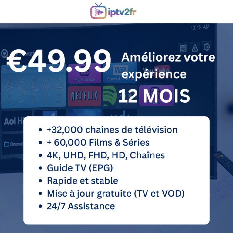 Améliorez votre expérience 12 MOIS