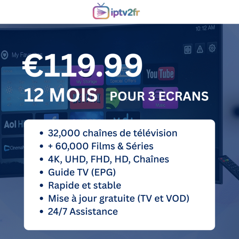 12 MOIS POUR 3 ECRANS